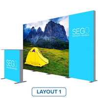 Load image into Gallery viewer, 10 x 10 ft. SEGO Configuration K (Graphic Package) - Print Banners NYC
