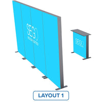 Load image into Gallery viewer, 10 x 10 ft. SEGO Configuration K (Graphic Package) - Print Banners NYC

