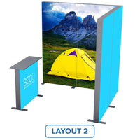 Load image into Gallery viewer, 10 x 10 ft. SEGO Configuration K (Graphic Package) - Print Banners NYC
