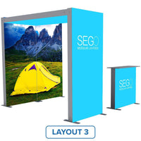 Load image into Gallery viewer, 10 x 10 ft. SEGO Configuration K (Graphic Package) - Print Banners NYC
