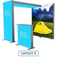 Load image into Gallery viewer, 10 x 10 ft. SEGO Configuration K (Graphic Package) - Print Banners NYC
