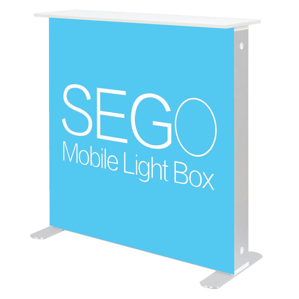 3.3 x 3.3ft. SEGO Modular Lightbox Counter Double-Sided (Graphic Package) - Print Banners NYC