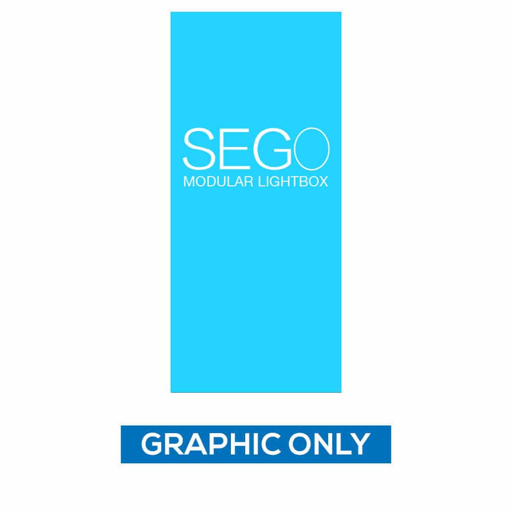 3.3 x 7.4ft. SEGO Modular Lightbox Display Single-Sided (Graphic Only) - Print Banners NYC