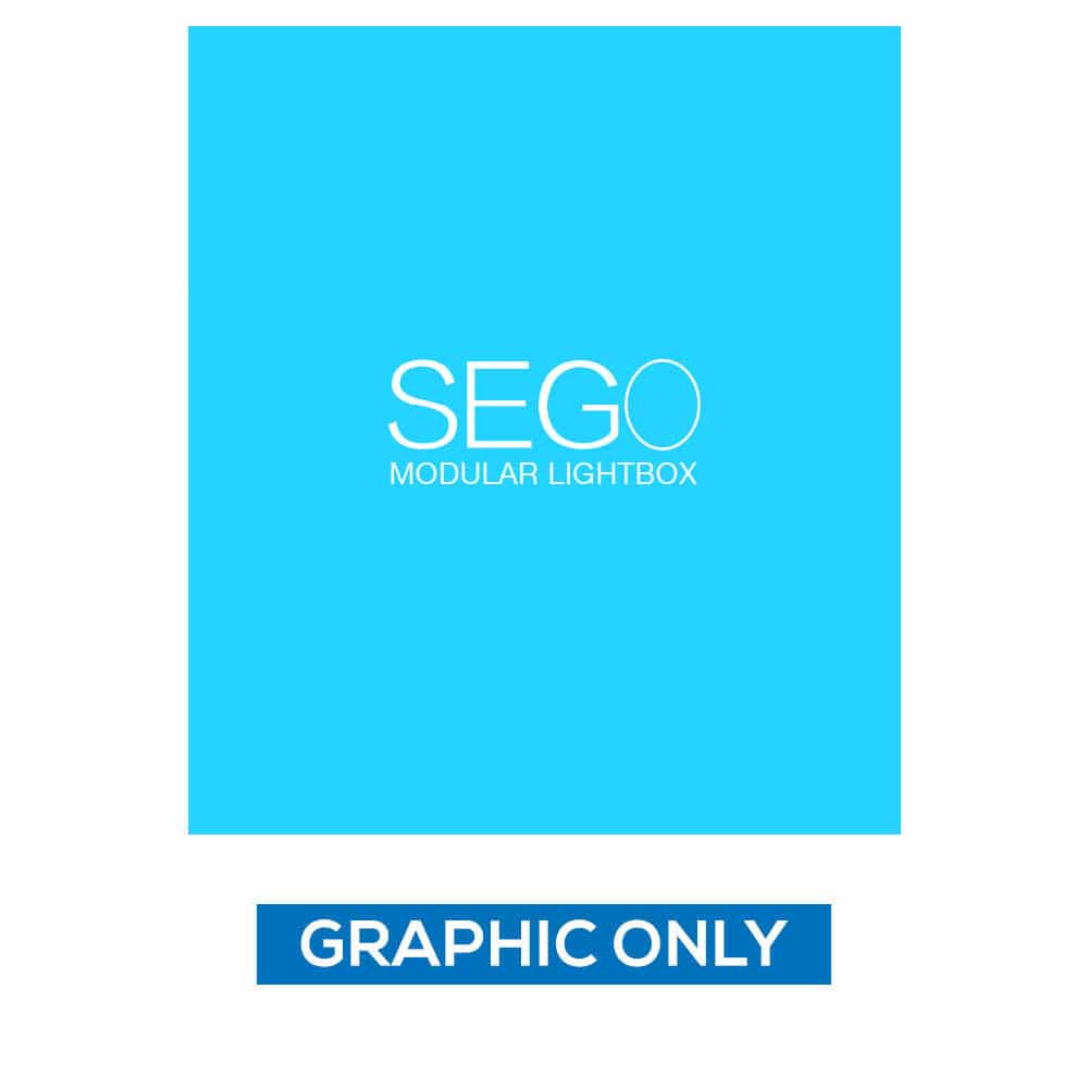 6.5x7.4 ft. SEGO Modular Lightbox Display Single-Sided (Graphic Only) - PrintBanners