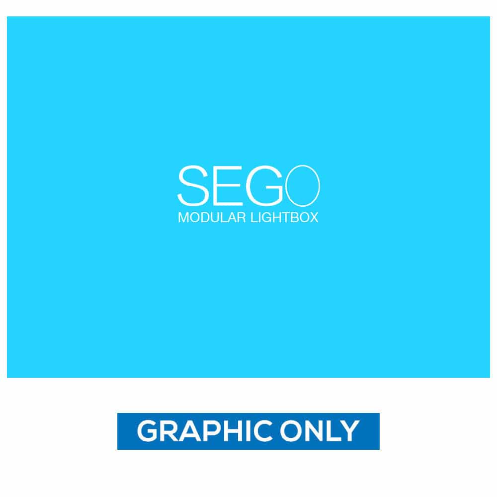 9.8 x 7.4ft. SEGO Modular Lightbox Display Single-Sided (Graphic Only) - PrintBanners