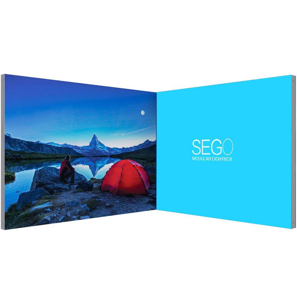 SEGO Modular Lightbox Display Configuration B Double-Sided (Graphic Package) - PrintBanners