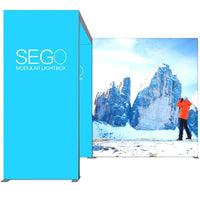 Load image into Gallery viewer, SEGO Modular Lightbox Display Configuration C Double-Sided (Graphic Package) - Print Banners NYC
