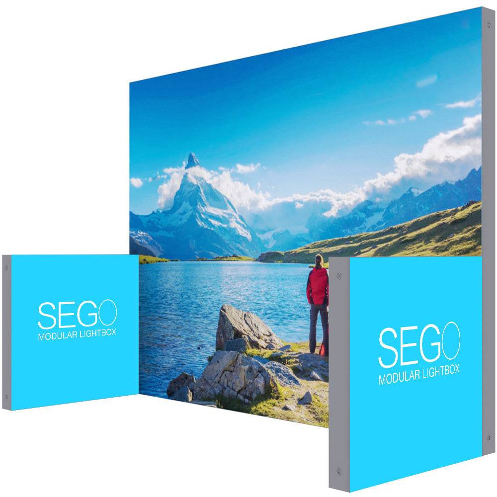 SEGO Modular Lightbox Display Configuration E Double-Sided (Graphic Package) - Print Banners NYC