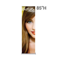 Load image into Gallery viewer, 24 in. SilverStep Retractable Banner Stand - Print Banners NYC
