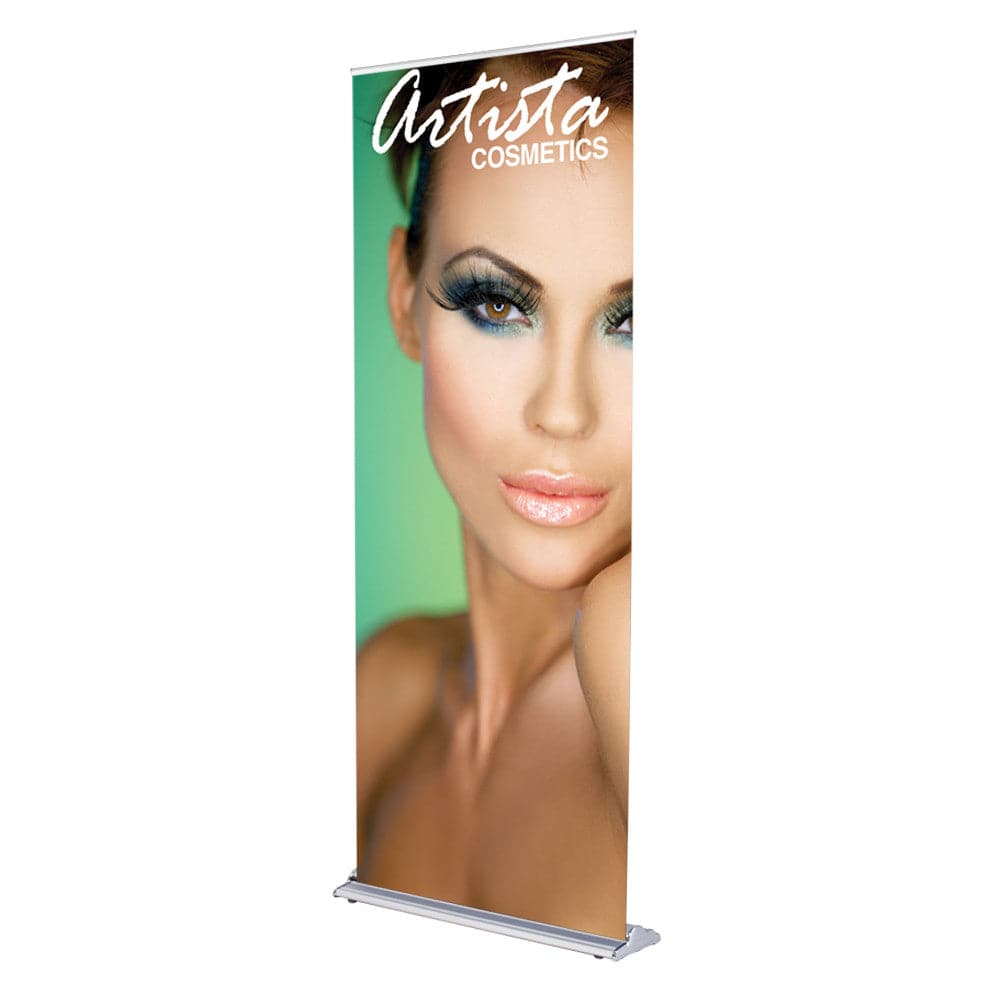 36 in. SilverStep Retractable Banner Stand - Print Banners NYC