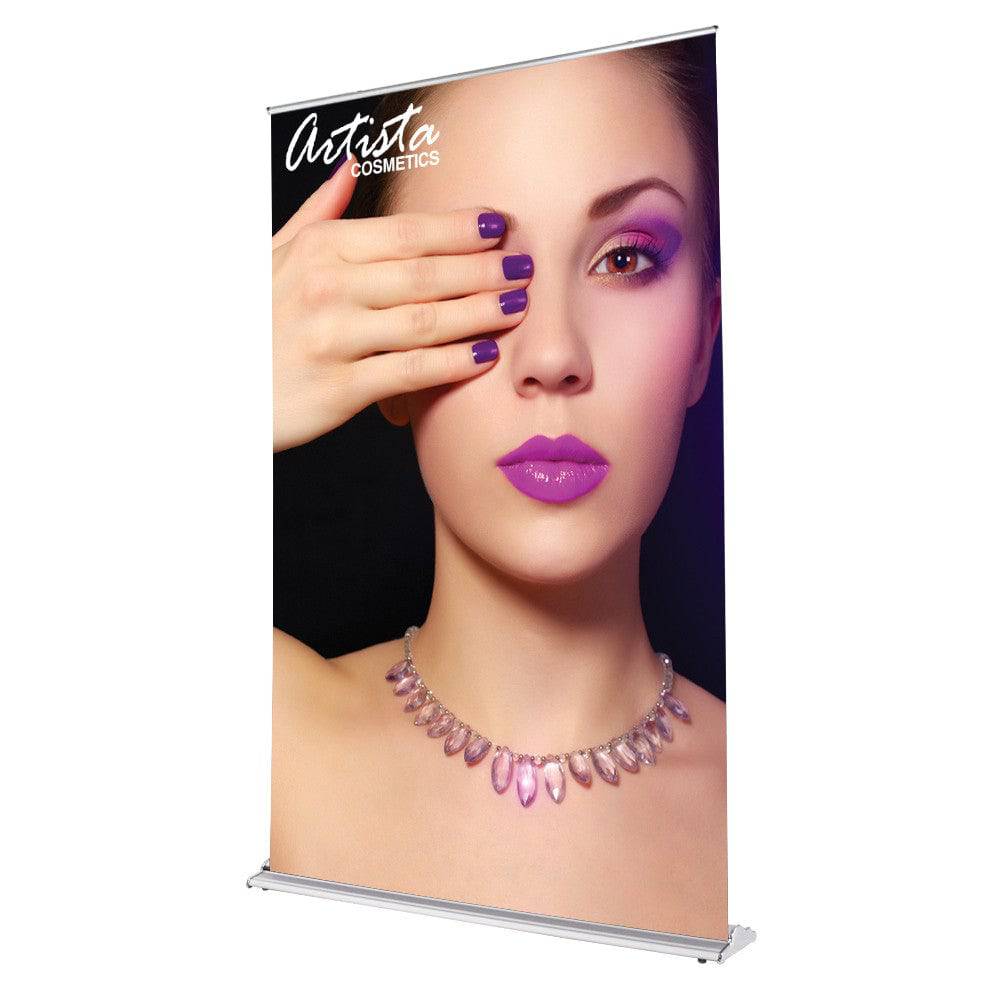 60 in. SilverStep Retractable Banner Stand - Print Banners NYC