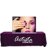 Load image into Gallery viewer, 60 in. SilverStep Tabletop Retractable Banner Stand - Print Banners NYC
