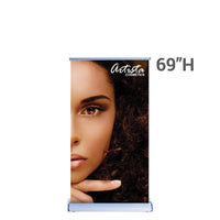 Load image into Gallery viewer, 33.5 in. Silverwing Retractable Banner Double-Sided Stand - Print Banners NYC
