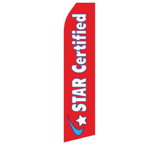 Star Certified Econo Stock Flag - Print Banners NYC