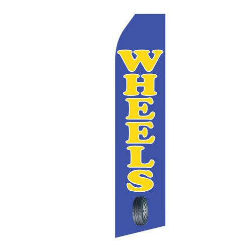 Wheels Service Econo Stock Flag - Print Banners NYC