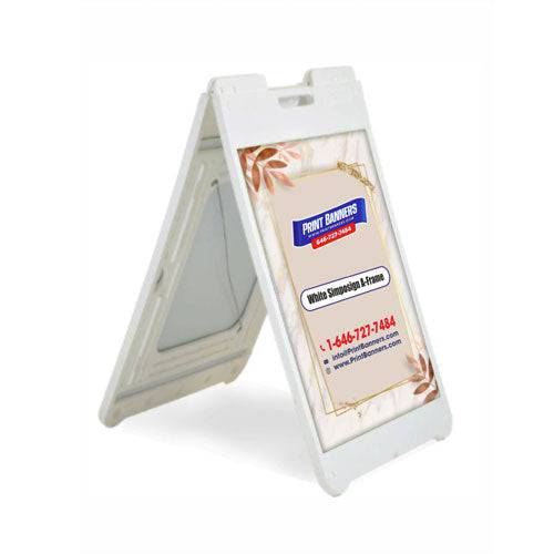 White Simposign A-Frame - PrintBanners