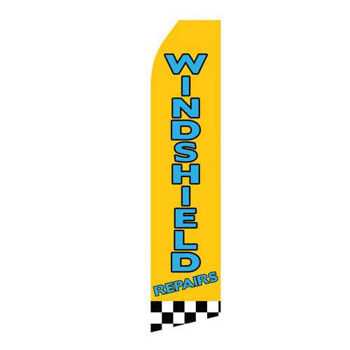 Windshield Repairs Econo Stock Flag - Print Banners NYC