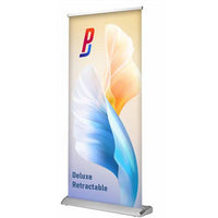 Load image into Gallery viewer, Deluxe Retractable - Double Sided 33&quot;x81&quot; - Print Banners NYC
