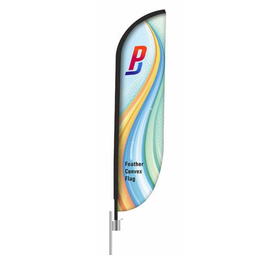 Feather Convex Flag (Medium) - Print Banners NYC