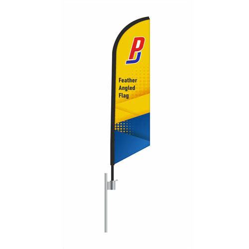 Feather Angled Flag (Medium) - Print Banners NYC