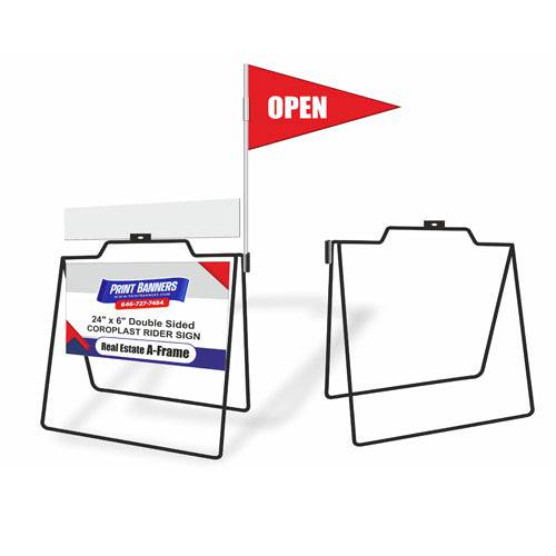 Real Estate A-Frame Sign | Outdoor Property Signage | Print Banners NYC