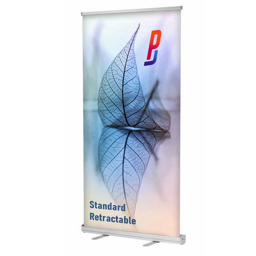 Standard Retractable 33"x81" (black) - Print Banners NYC