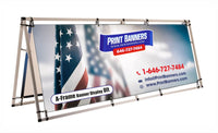 Load image into Gallery viewer, A-Frame Banner Display 8ft - Print Banners NYC
