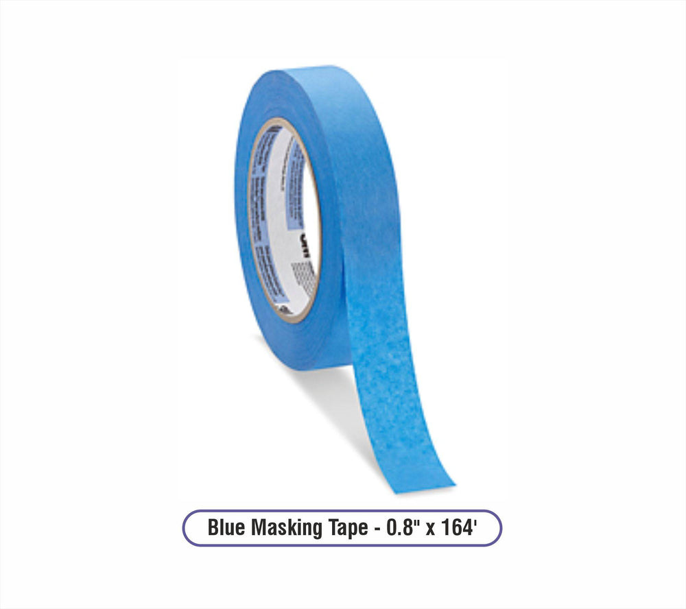 Blue Masking Tape - 0.8" x 164' - PrintBanners