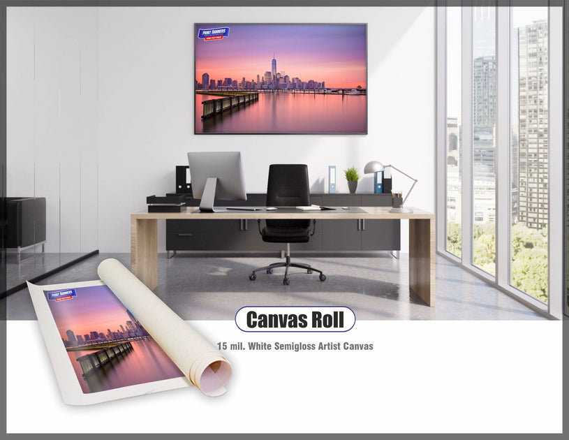 Cotton Canvas Roll in New York, Folds & Rolls, Rolled Canvas – Print ...