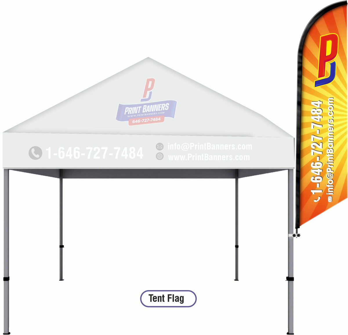 Tent Flag - Print Banners NYC